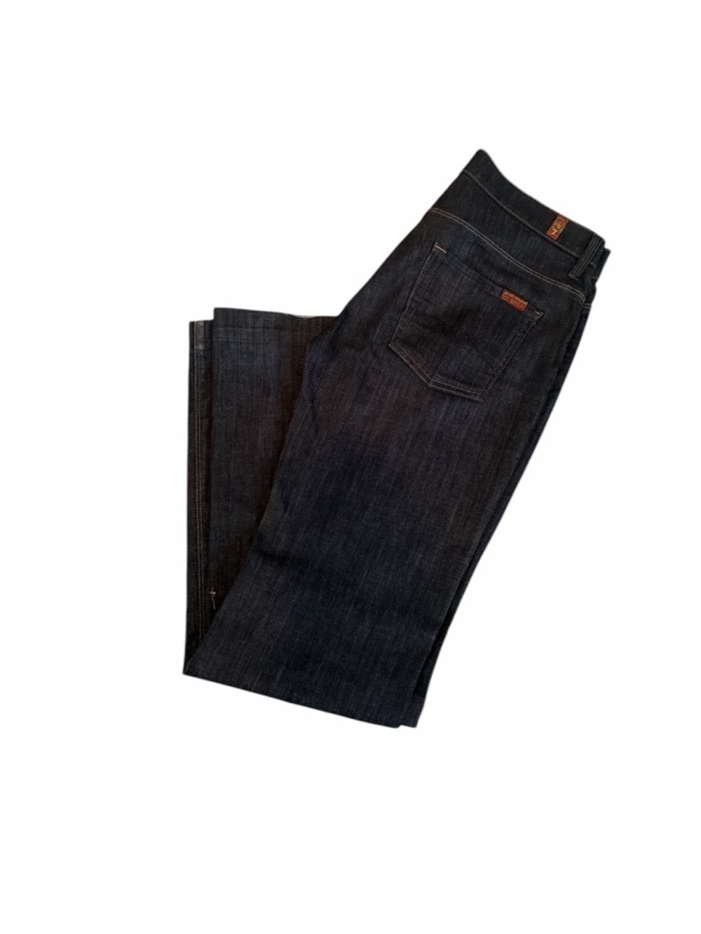 7 For All Mankind Dark Indigo Flare Jeans